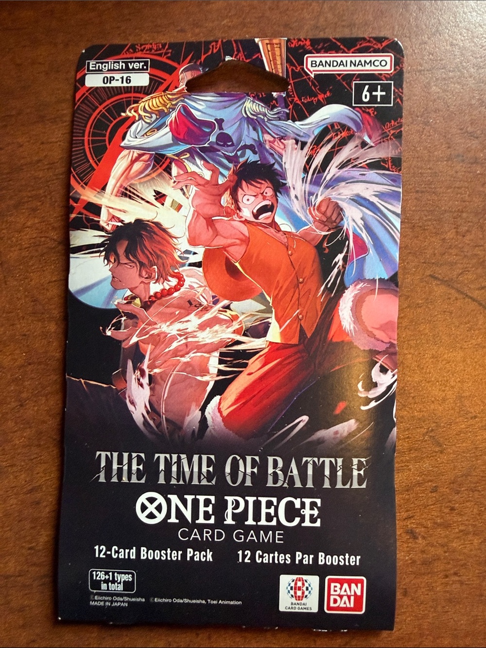 Bandai One Piece The Time of Battle Card Game Booster Pack - OP 16
